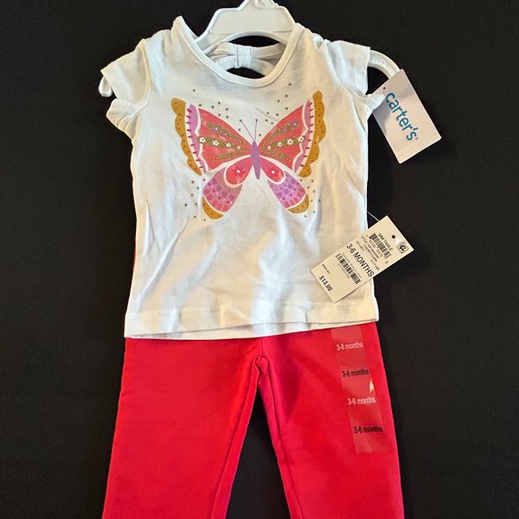 CARTER'S/ FRIST IMPRESSIONS Other - CARTER'S & FIRST IMPRESSIONS /GIRLS 2-PC SET 3-6 MONTHS